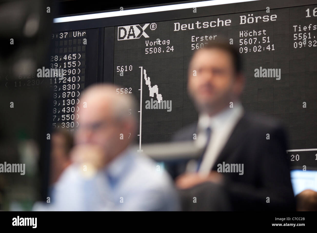 Die Frankfurter Börse, Deutschland. Foto: Jeff Gilbert Stockfoto