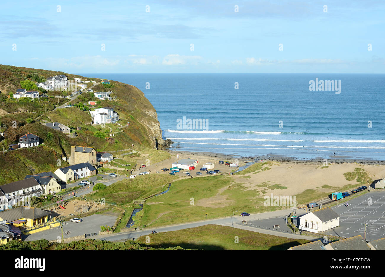 Porthtowan in Cornwall, Großbritannien Stockfoto