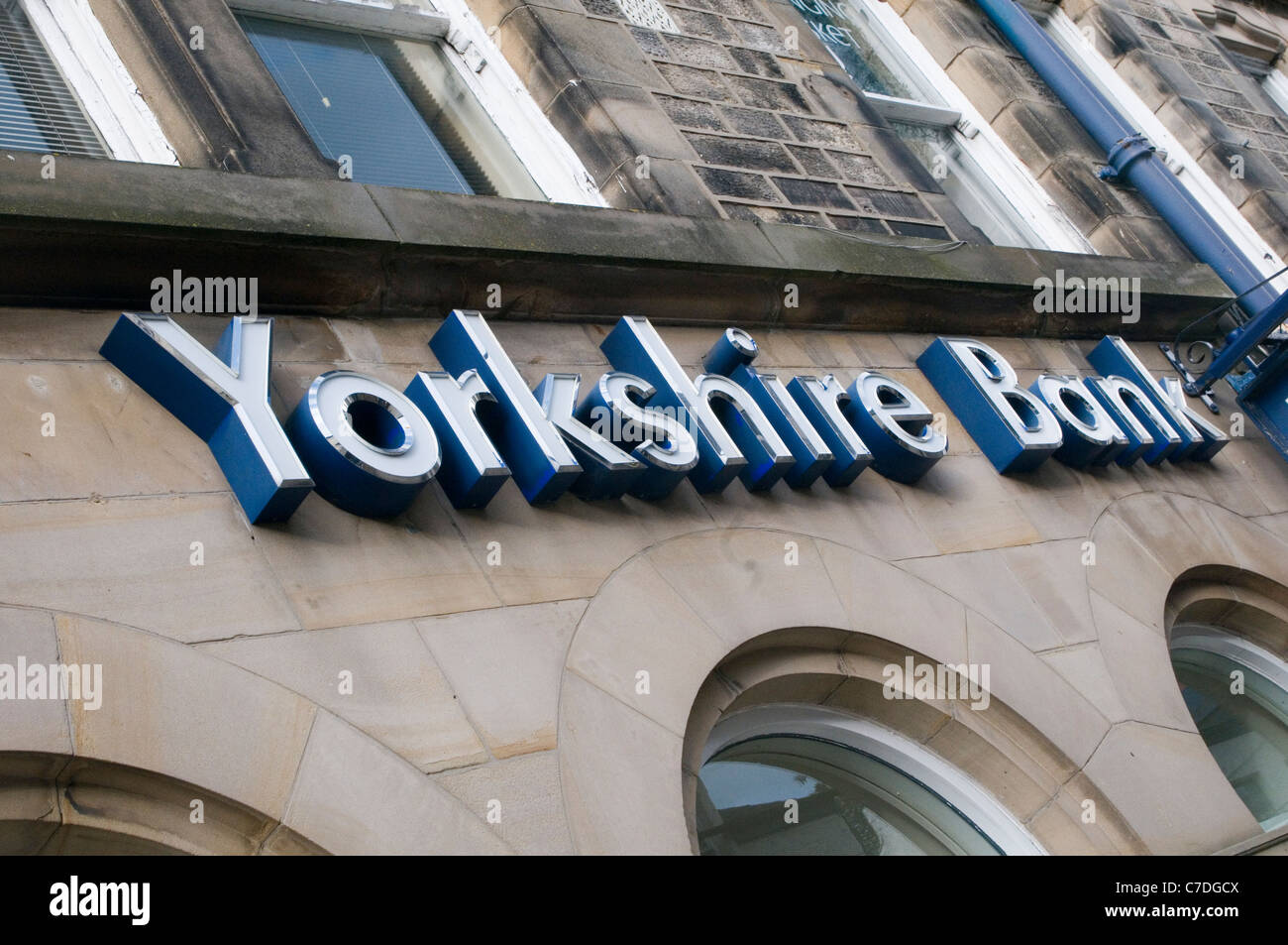 Yorkshire Bank uk Banken Banken Kette Hautpstraße Highstreet regionale Stockfoto