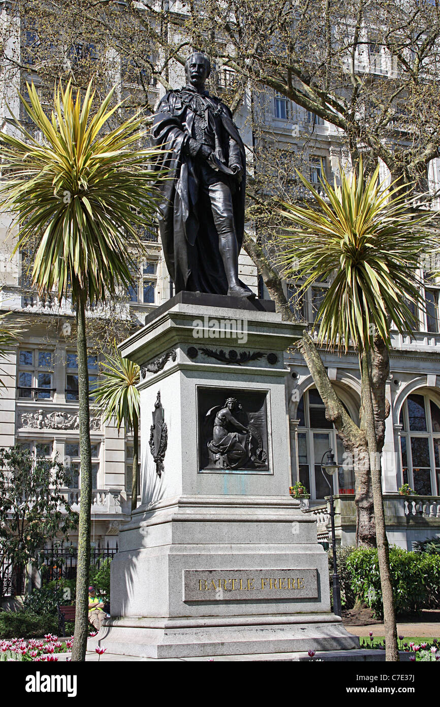 Statue von Sir Bartle Frere, London Stockfoto