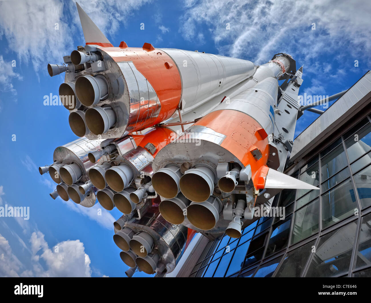 Russische Rakete transport Stockfoto