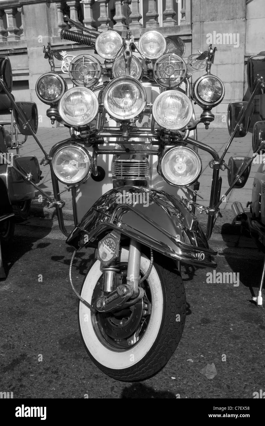 Ace Cafe London nach Brighton-Motorrad-Rallye Stockfoto