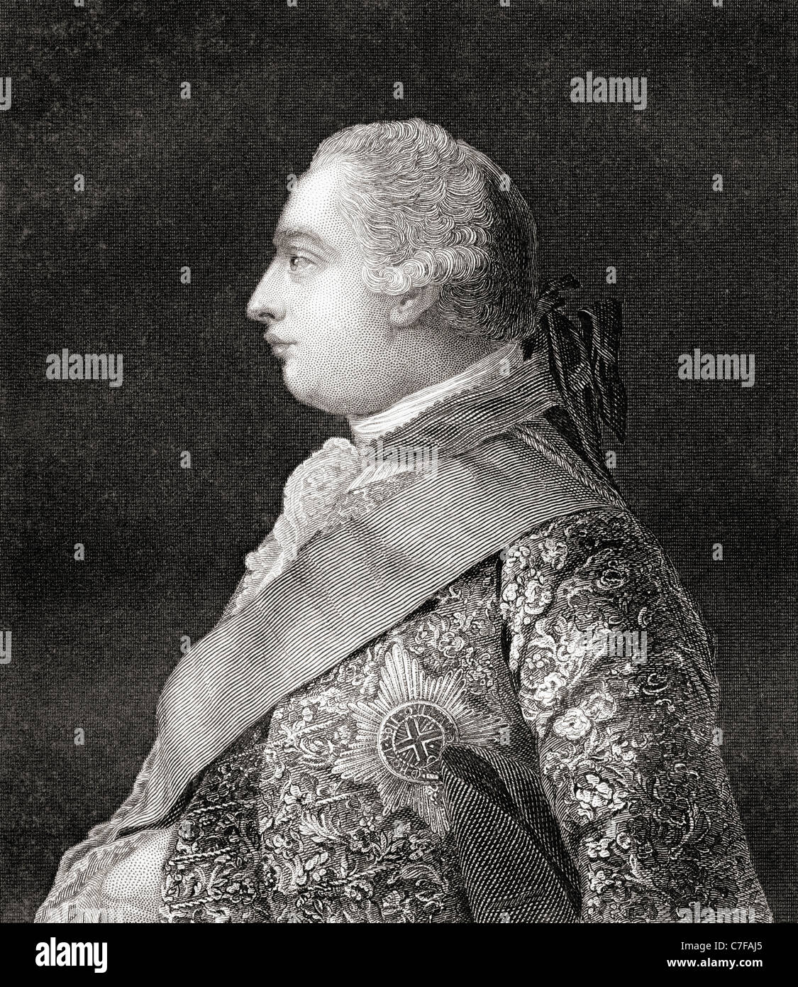 George III, 1738-1820. König von Großbritannien und Irland. Stockfoto