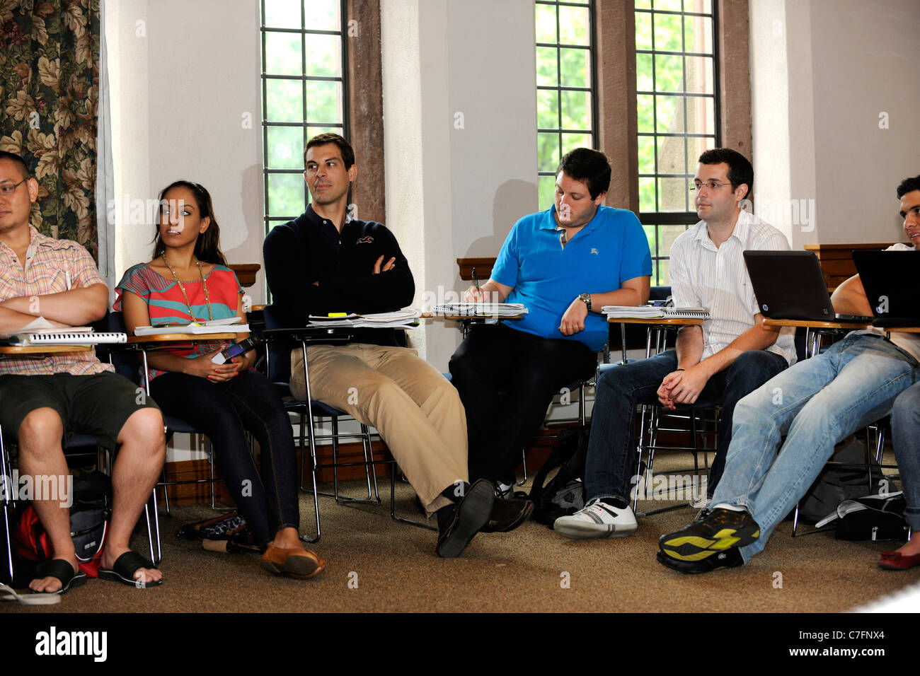 Kurs auf uns Verfassungsrecht für ausländische Juristen und Jurastudenten. Yale University Summer School. Stockfoto