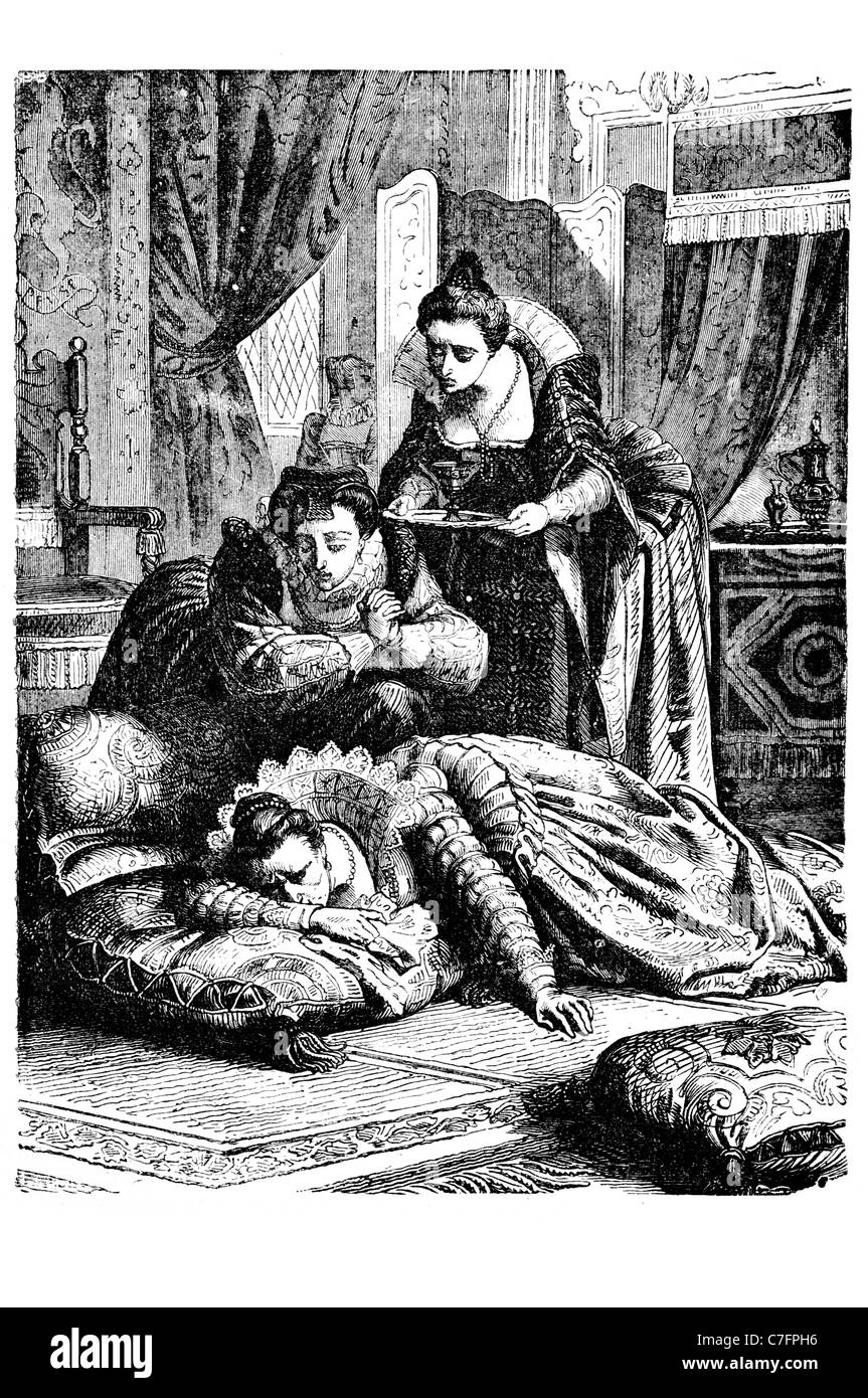 Ich regierenden Tod tot Arzt Arzt Hofdame Kammer Jungfrau Gloriana gute Bess Monarch Tudor-Dynastie gehörte queen Elizabeth Stockfoto