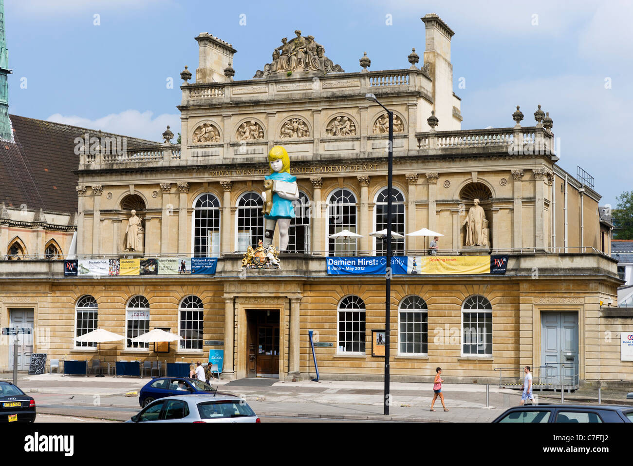 Das Royal westlich von England Kunstakademie, Queens Road, Clifton, Bristol, Avon, Großbritannien Stockfoto