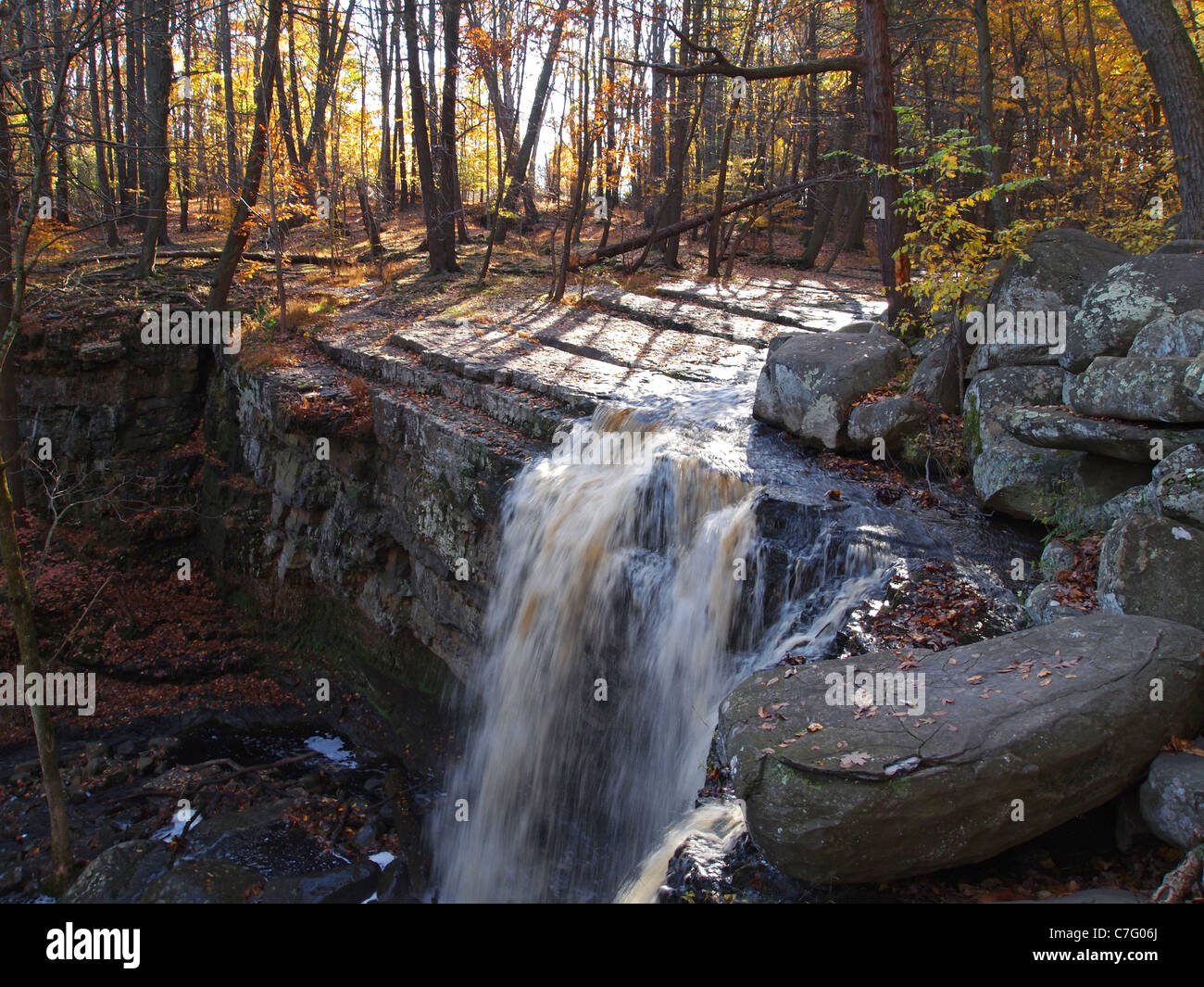 Klingeln Rock State Park, PA Stockfoto