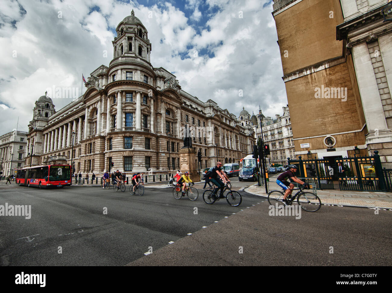 Whitehall, Westminster, London, England Stockfoto