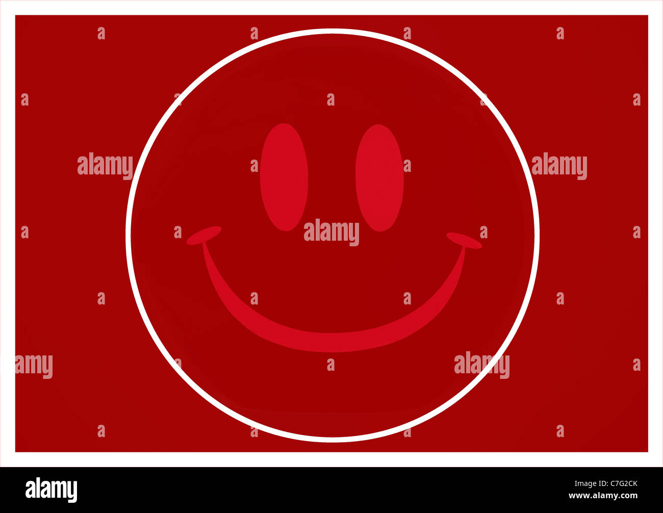 Smiley Flächenrand Foto Grafik Farben Stockfoto