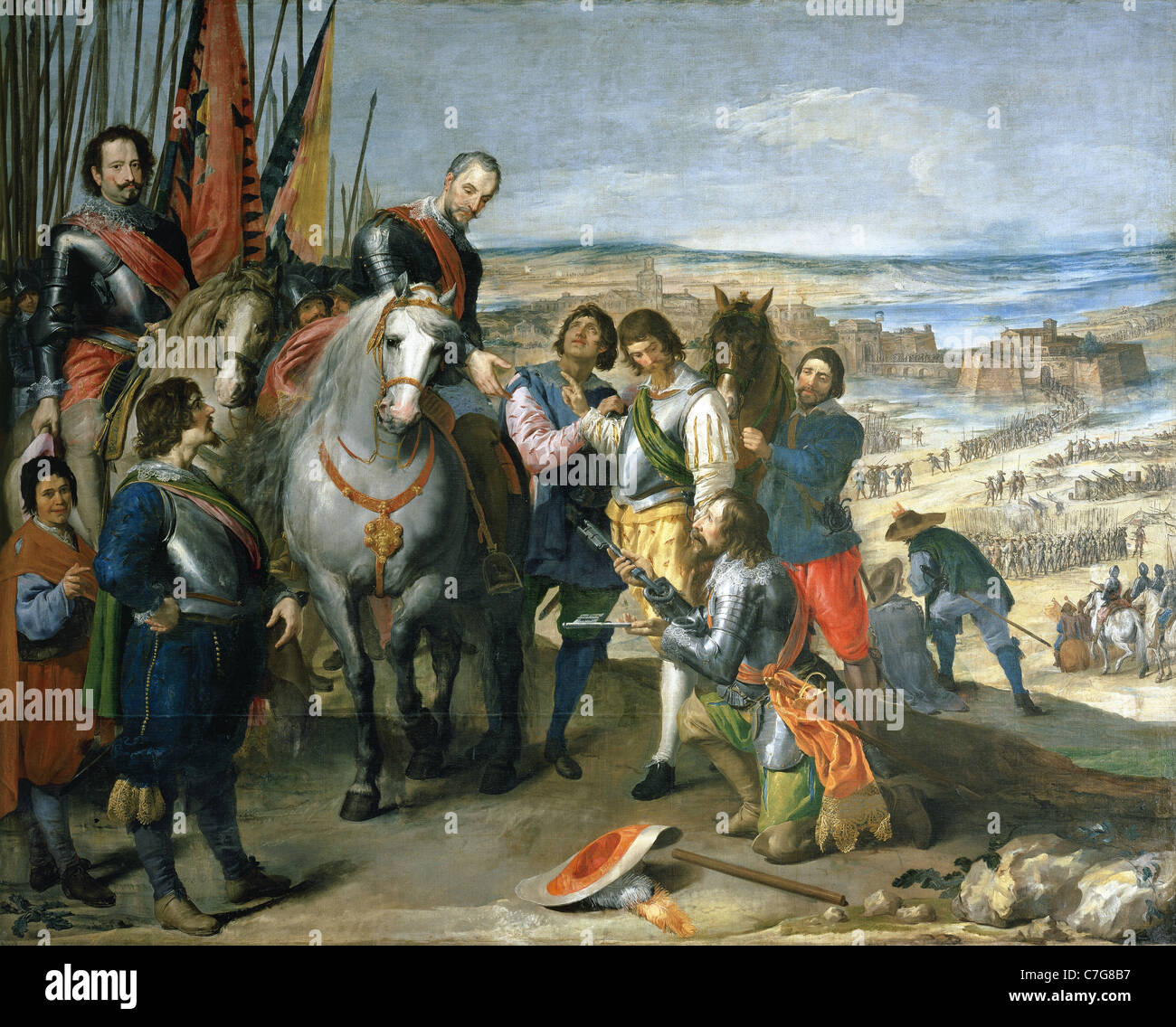 Dreißigjährigen Krieg (1618-1648). Die Übergabe der Julich. 1622. Stockfoto