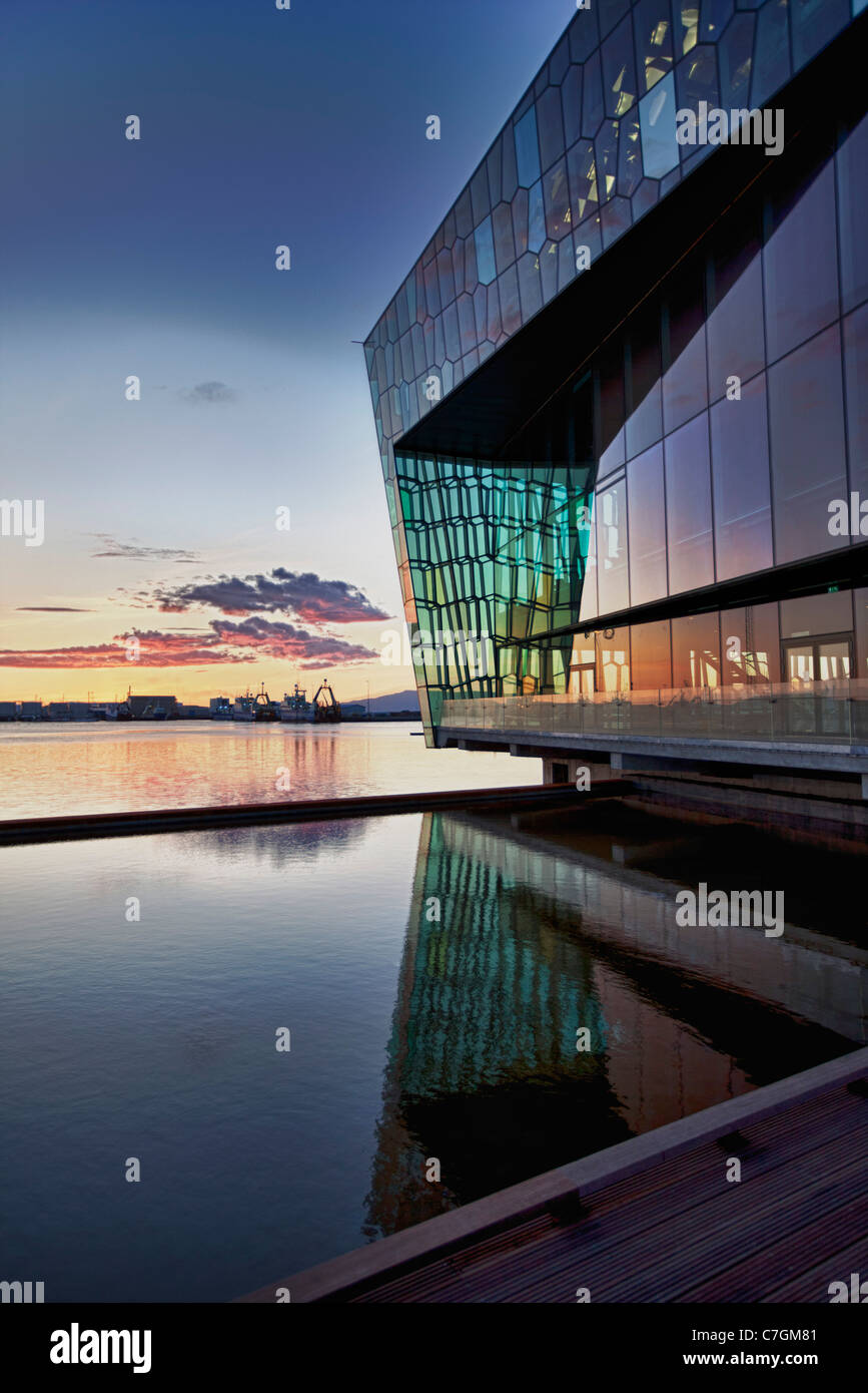 Harpa Konzerthaus und Konferenzzentrum, Reykjavik Island Stockfoto