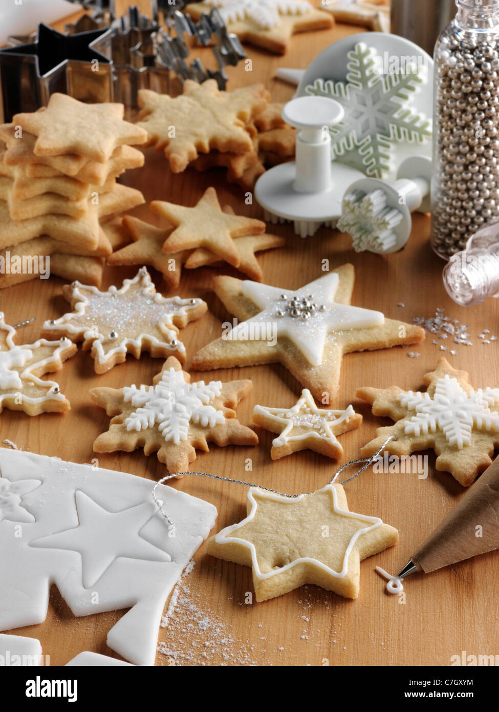 Christmas Cookies Kekse Stockfoto