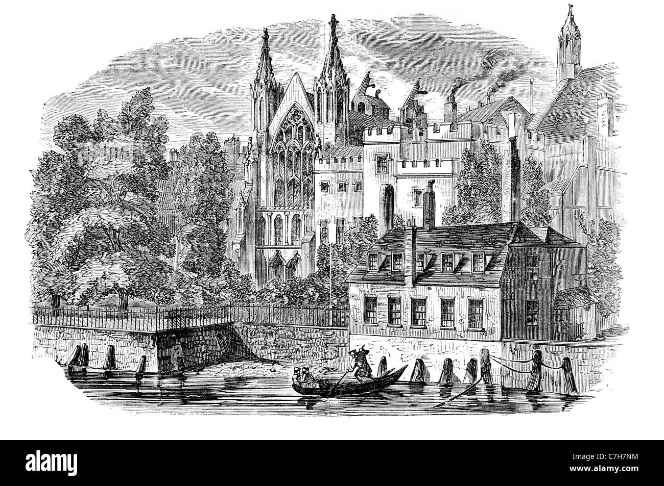 Fluss vorderen alten House Of Lords Lords Spiritual und zeitliches Handlungen Parlament Peers zeremonielle Zwecke oberen Haus des Parlaments Stockfoto