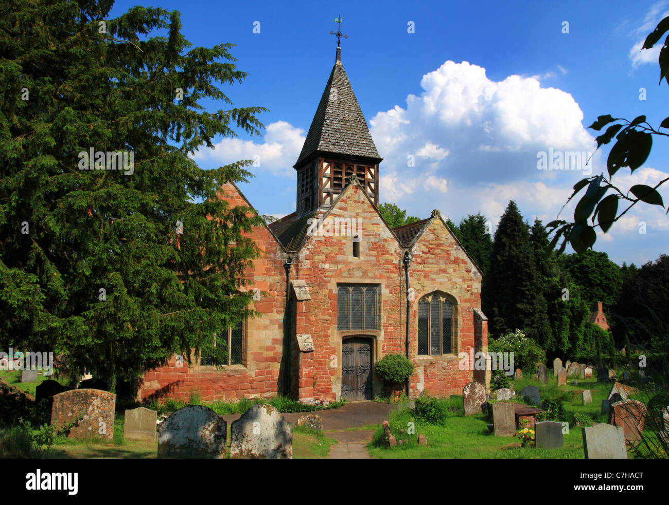 St.Leonard der Kirche, Ribbesford, Bewdley, Worcestershire, England Stockfoto
