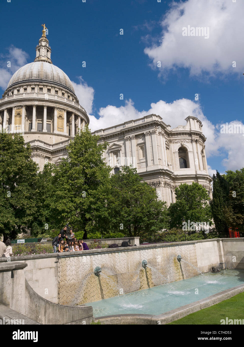 St. Pauls Kathedrale in London, die Hauptstadt von England Stockfoto
