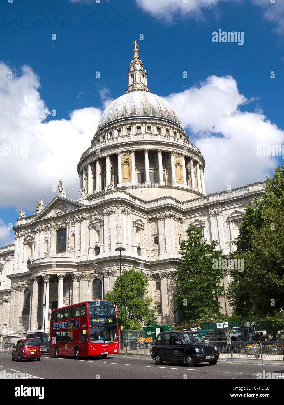 St. Pauls Kathedrale in London, die Hauptstadt von England Stockfoto