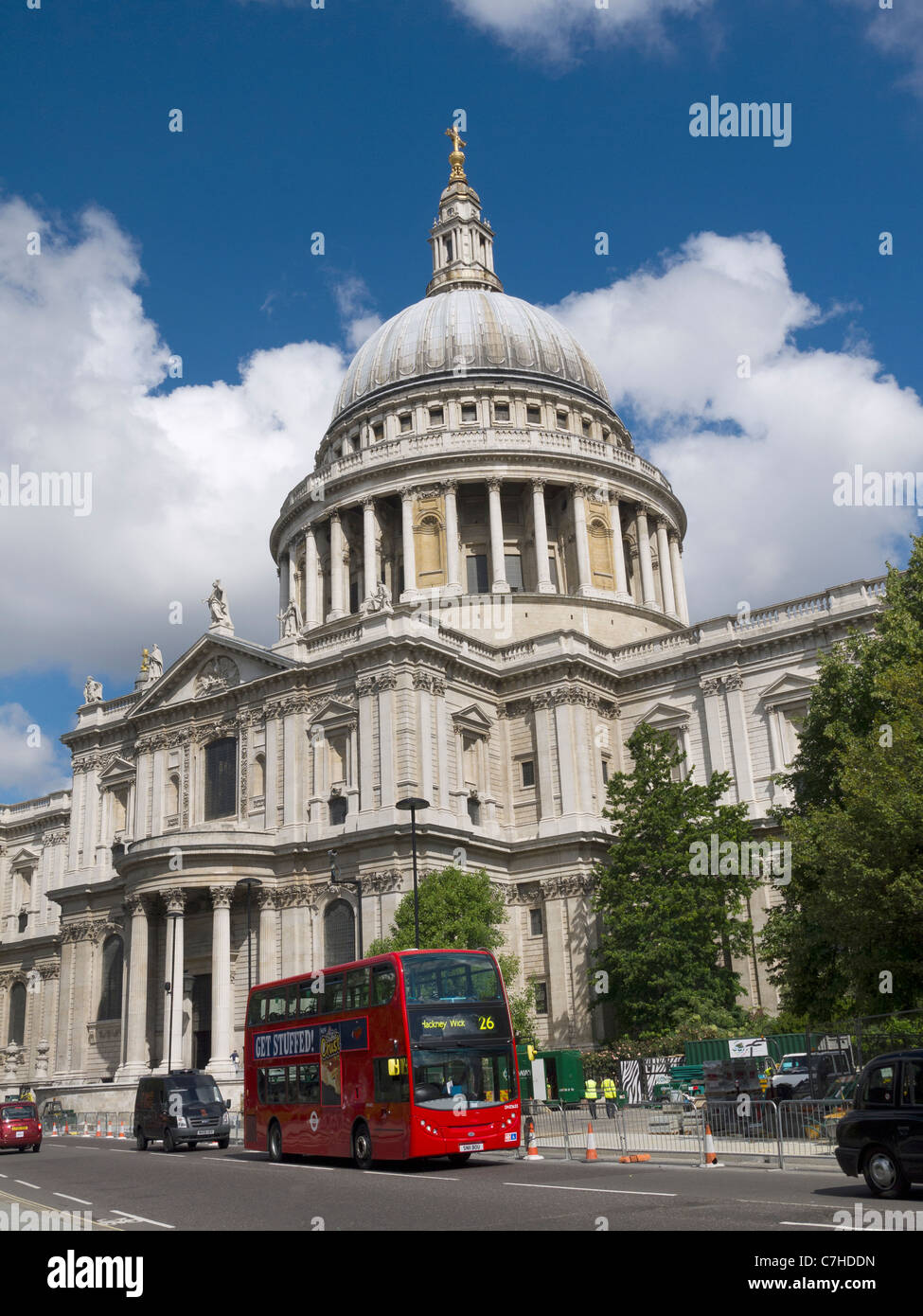 St. Pauls Kathedrale in London, die Hauptstadt von England Stockfoto