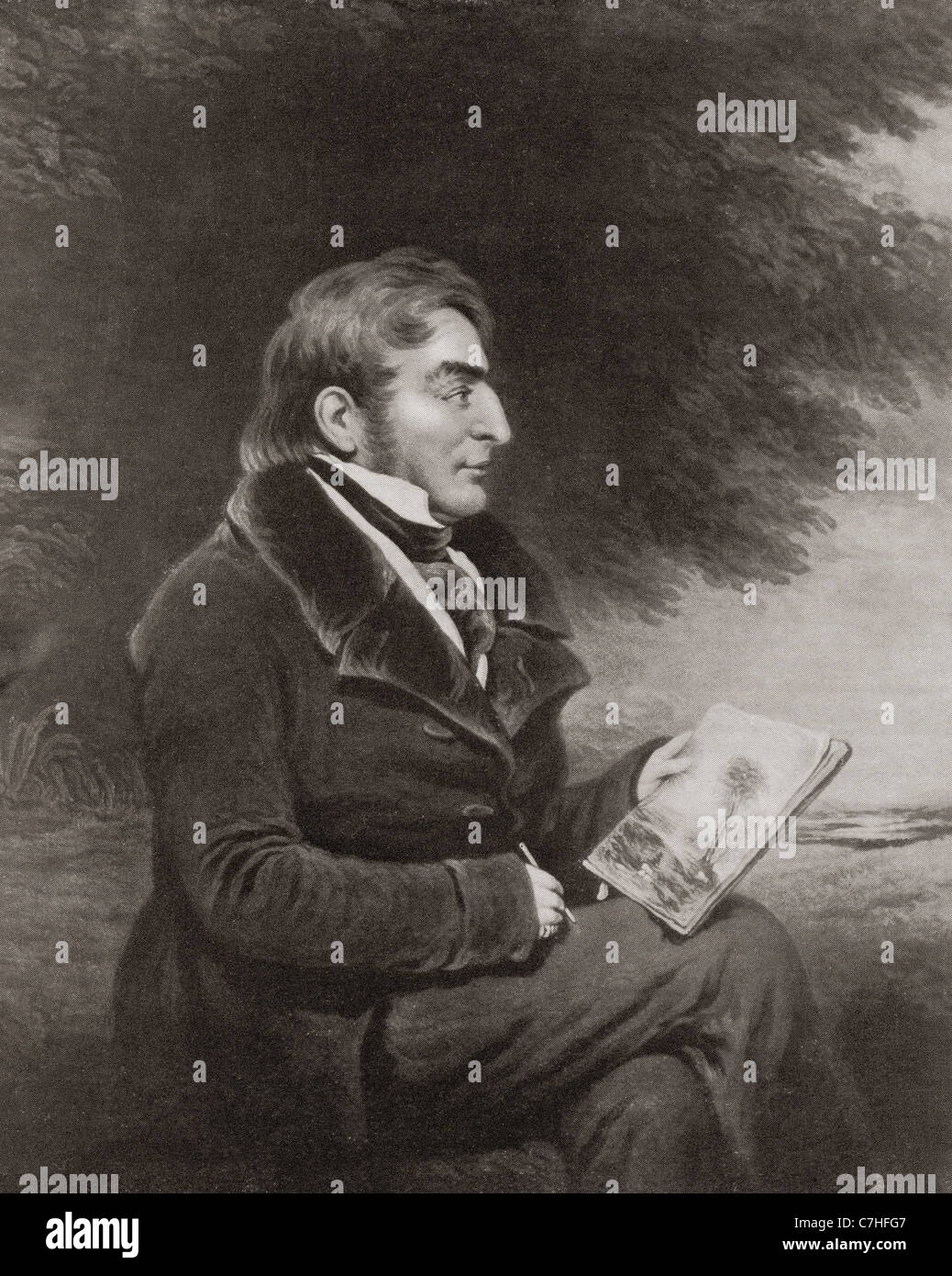 Joseph Mallord William Turner, 1775 – 1851. Englischen Romantik Landschaftsmaler, Aquarellist und Grafiker. Stockfoto