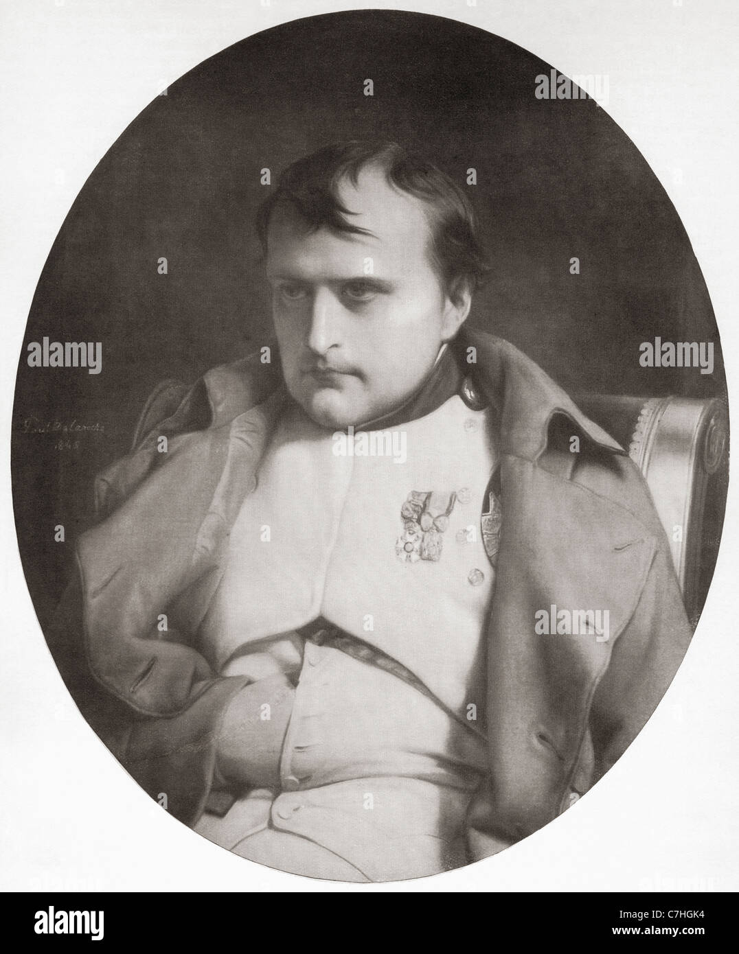 Napoleon Bonaparte, 1769-1821. Französischer militärischer und politischer Führer und Kaiser der Franzosen von 1804 bis 1815 als Napoleon ich. Stockfoto