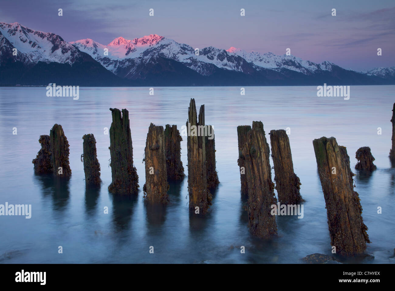 Resurrection Bay, Seward, Alaska. Stockfoto