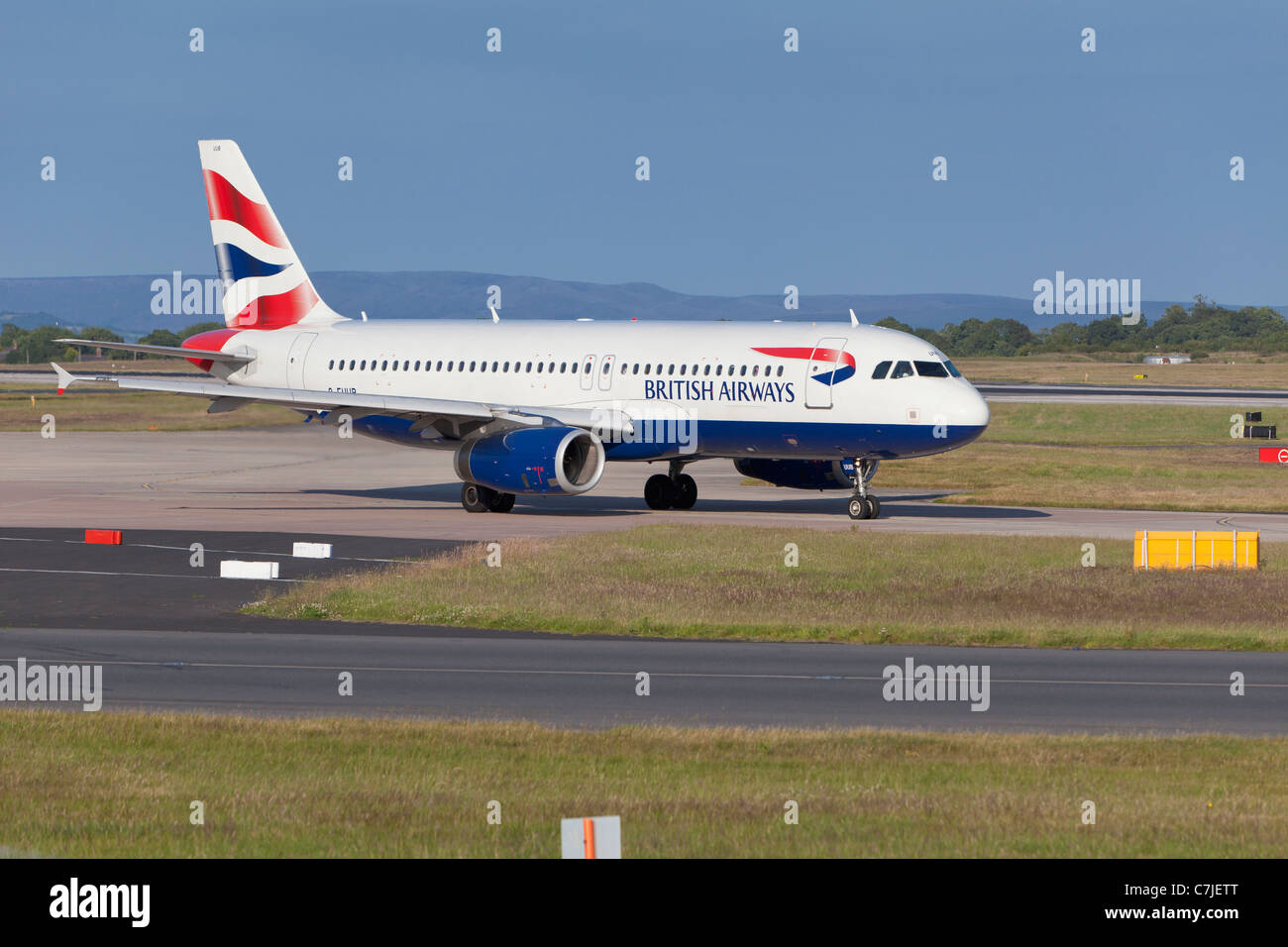 Ein BA-Flugzeug, England Stockfoto
