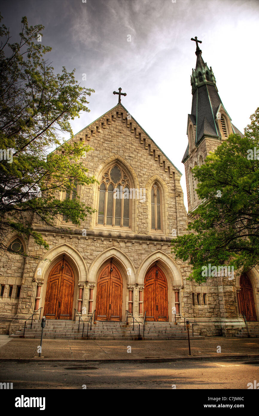 Lambertville, New Jersey-Kirche Stockfoto