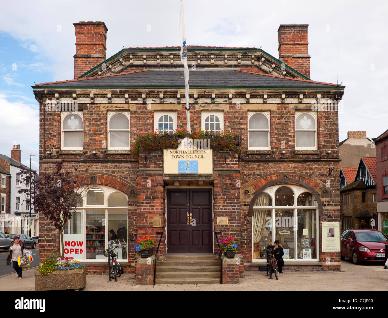 Stadtrat Büros Hautpstraße Northallerton North Yorkshire Stockfoto