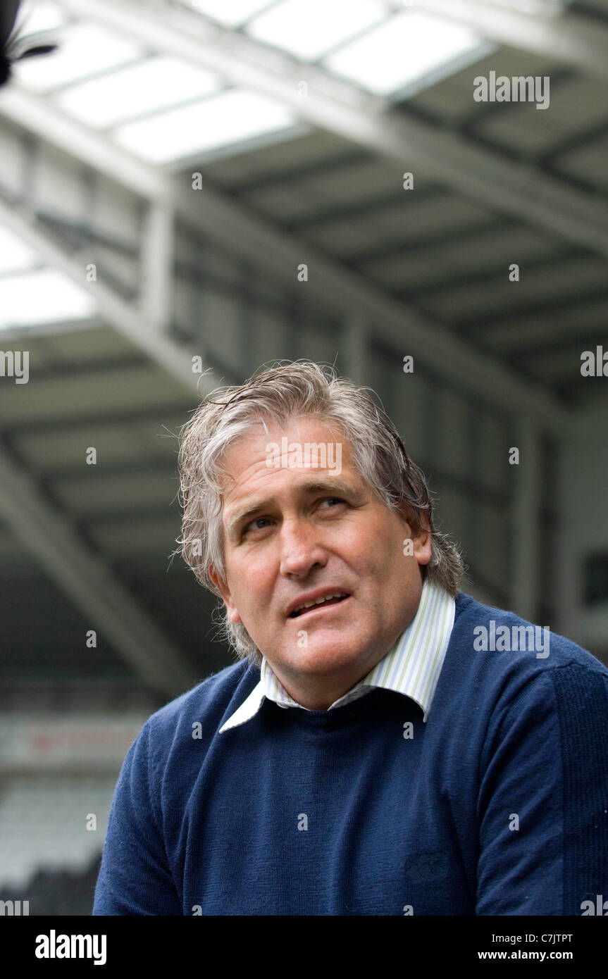 Scott Johnson wird vorgestellt als neuer Trainer des Ospreys Rugby-Teams im Liberty Stadium in Swansea. Stockfoto