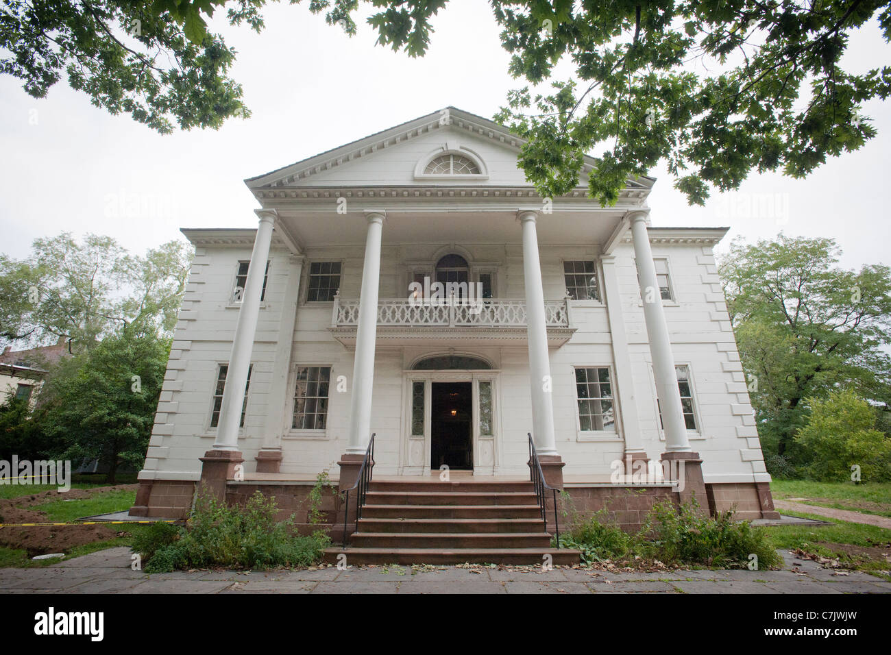 Der Morris-Jumel Mansion aus dem Jahr 1765, das Herzstück des Jumel Terrasse Historic District in New York Stockfoto