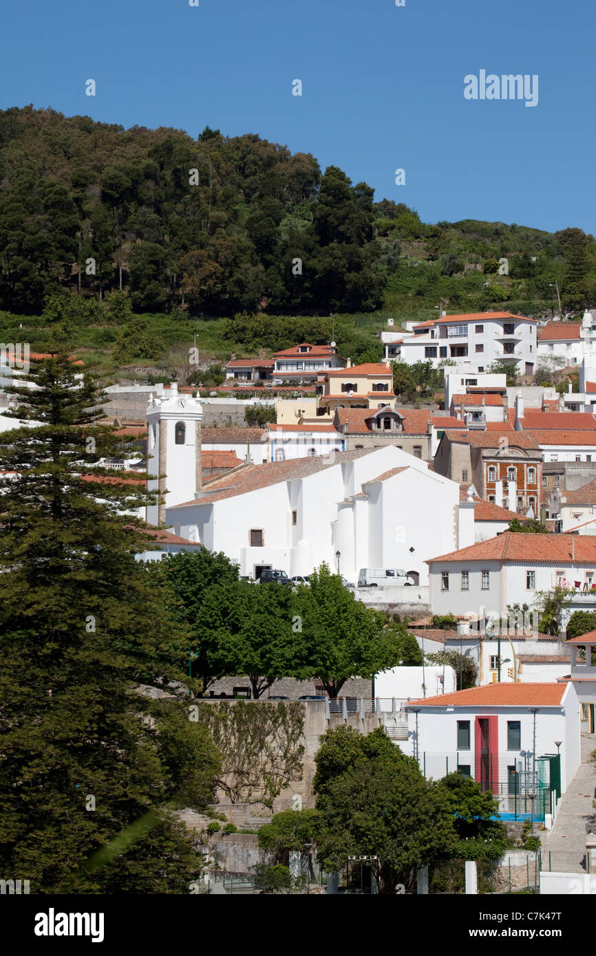 Portugal, Algarve, Monchique, Blick über die Stadt Stockfoto