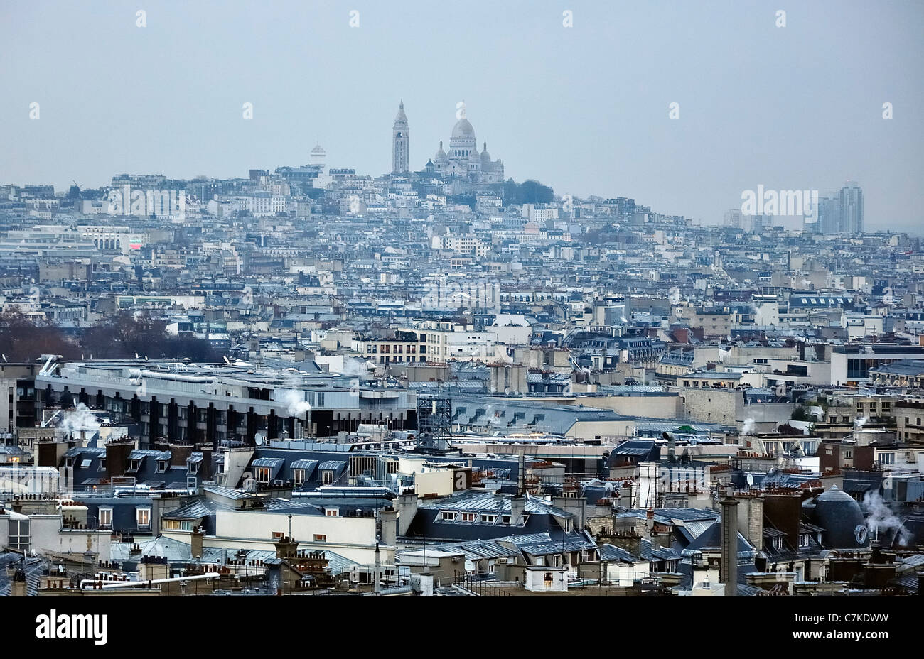 Paris - Frankreich Basilique Du Sacré Coeur Stockfoto