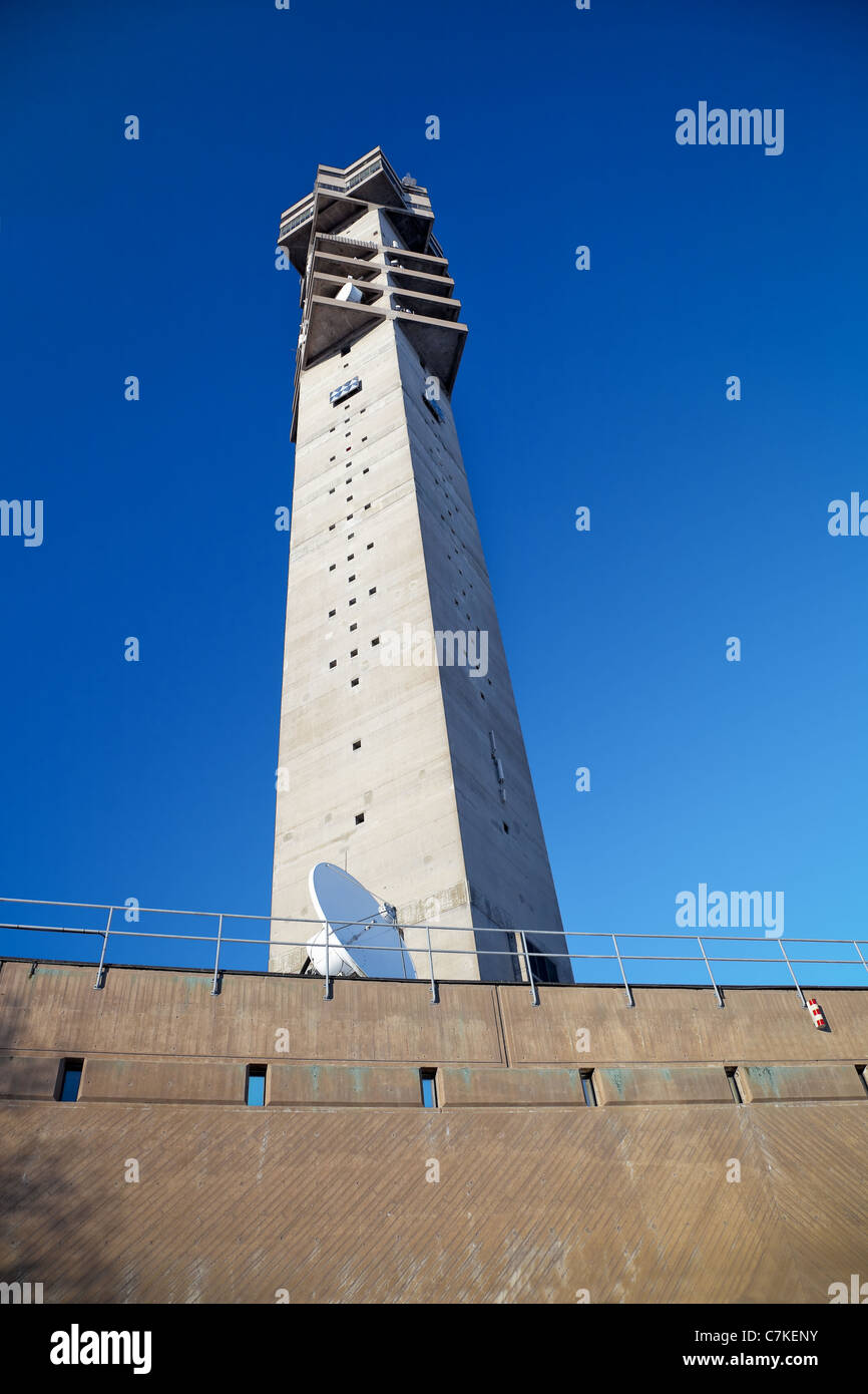 TV-Sender Turm Kaknas in Stockholm, Schweden. Stockfoto
