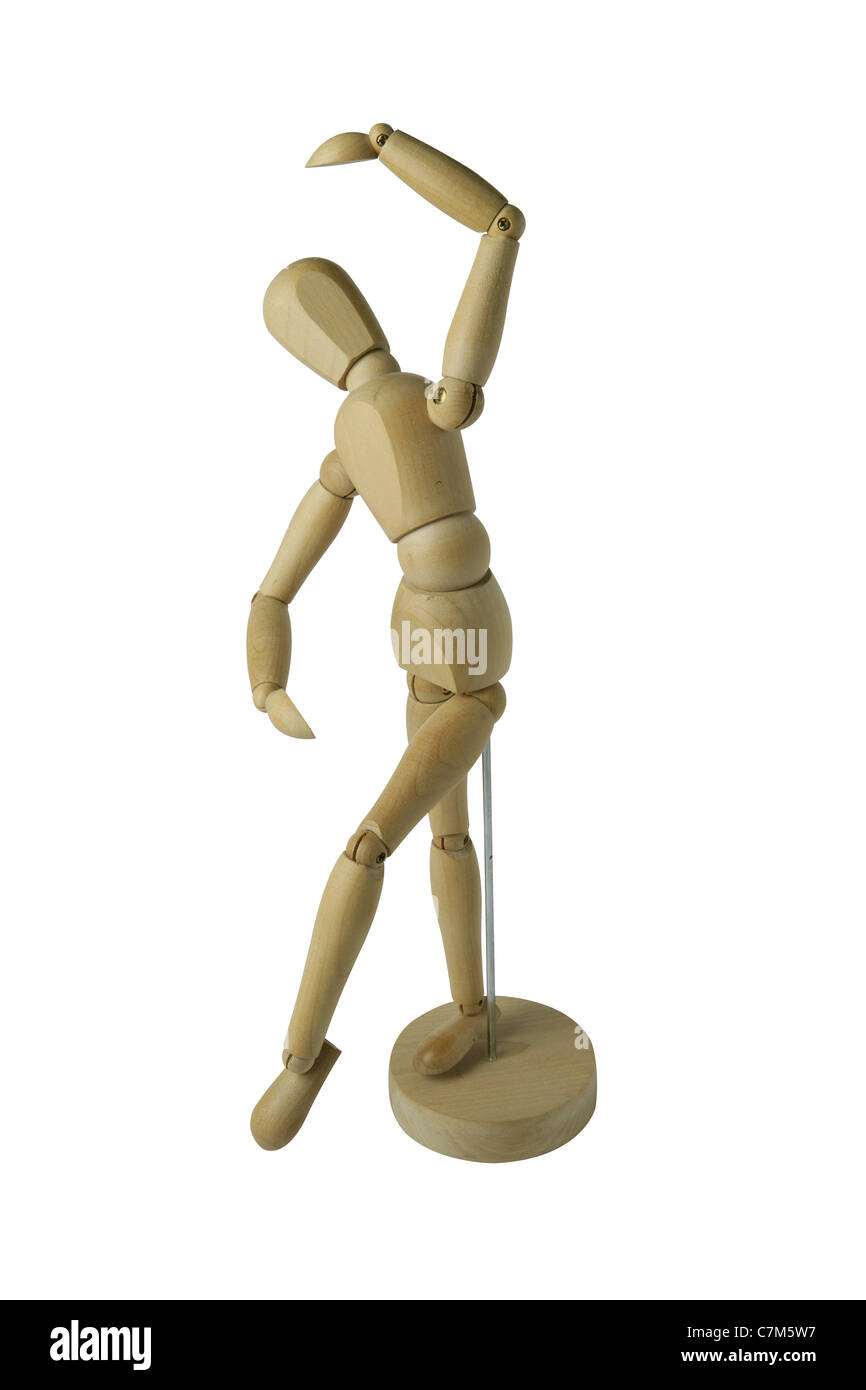 Holz Figur Stockfoto