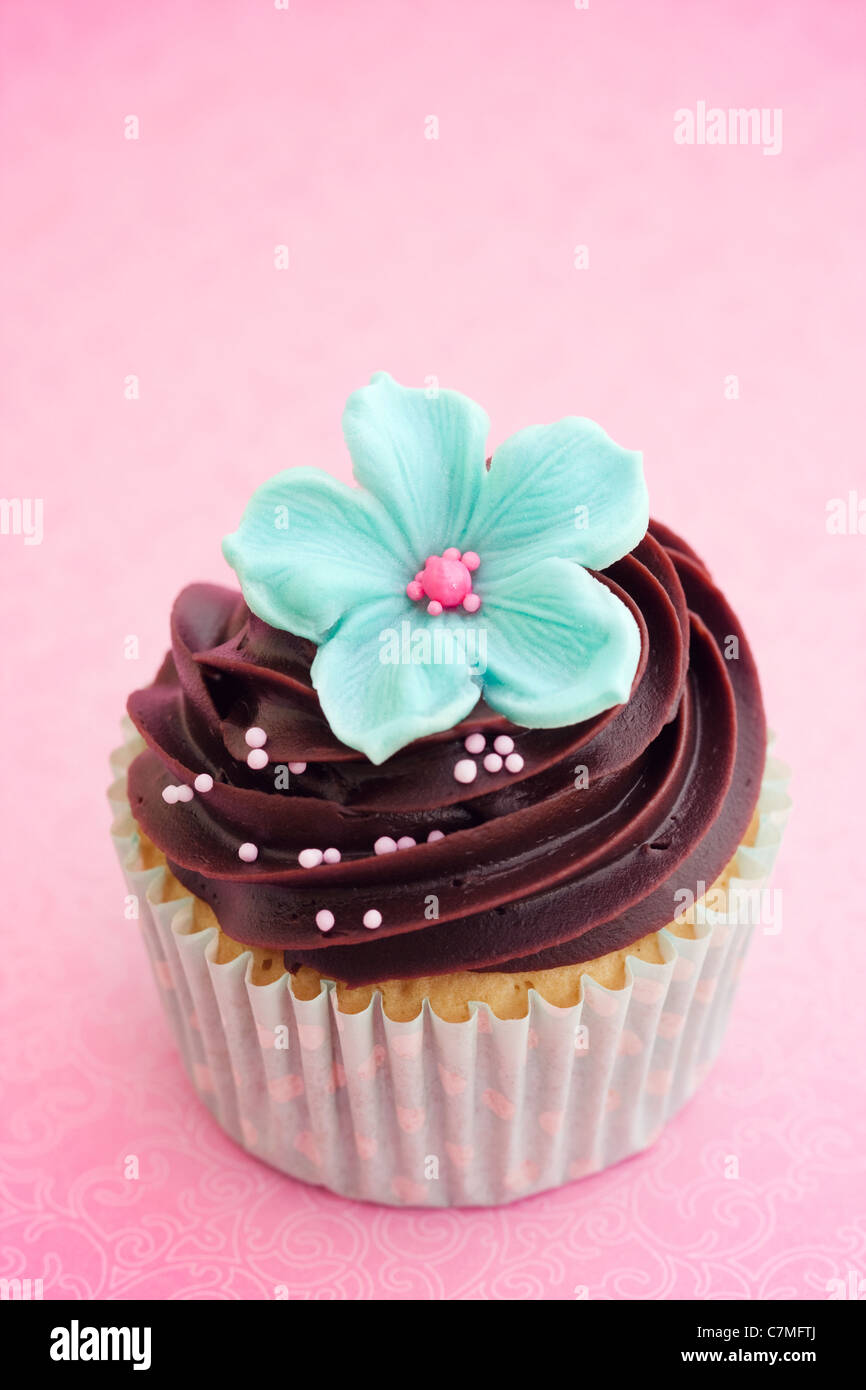 Schokolade cupcake Stockfoto