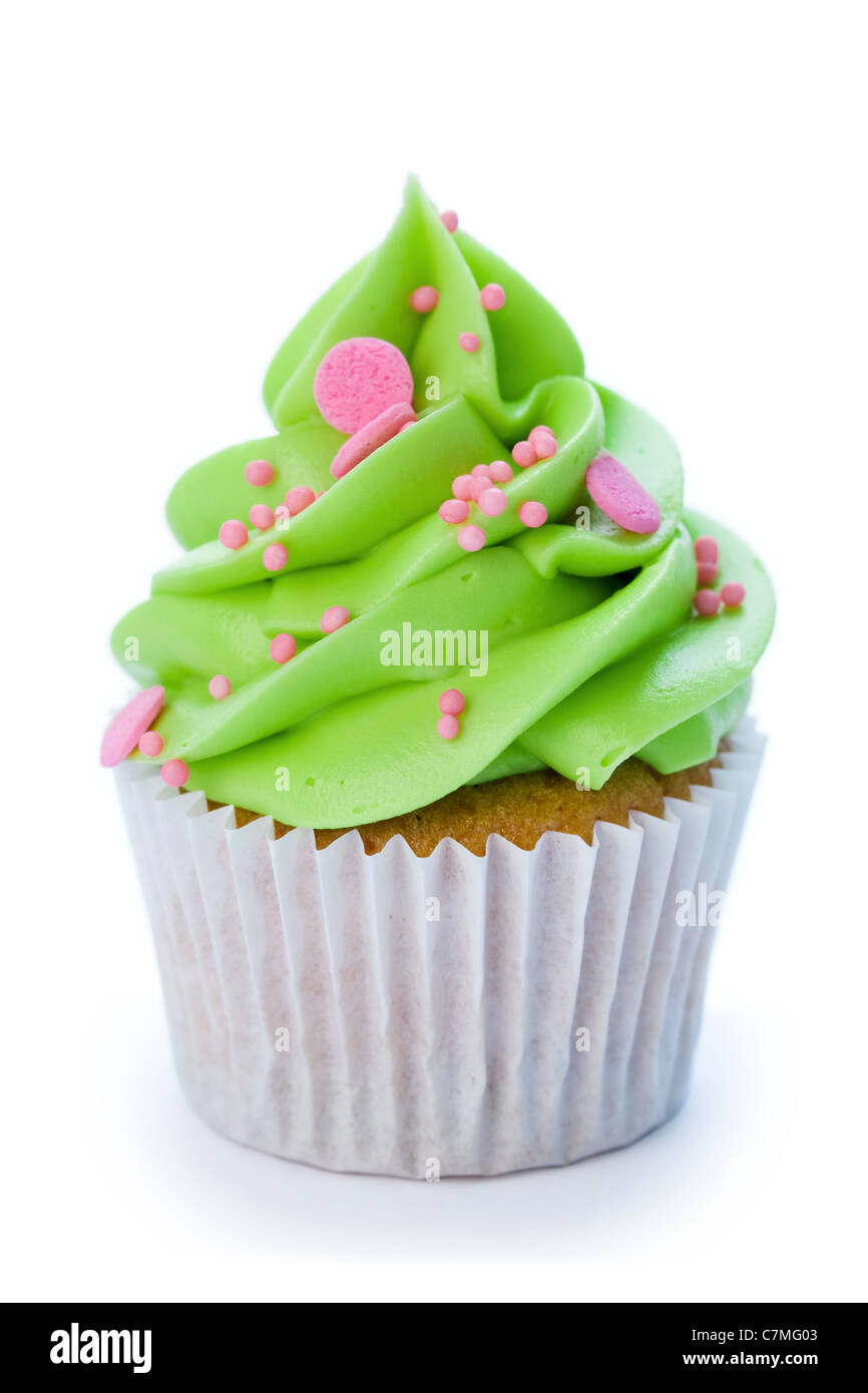Grüne Kuchen Stockfoto
