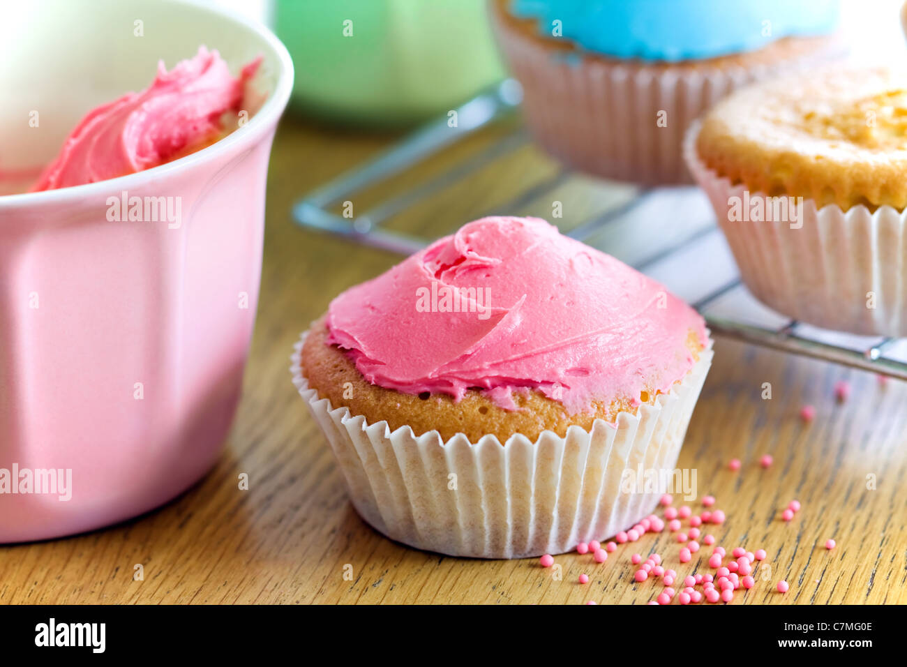 Cupcakes Stockfoto