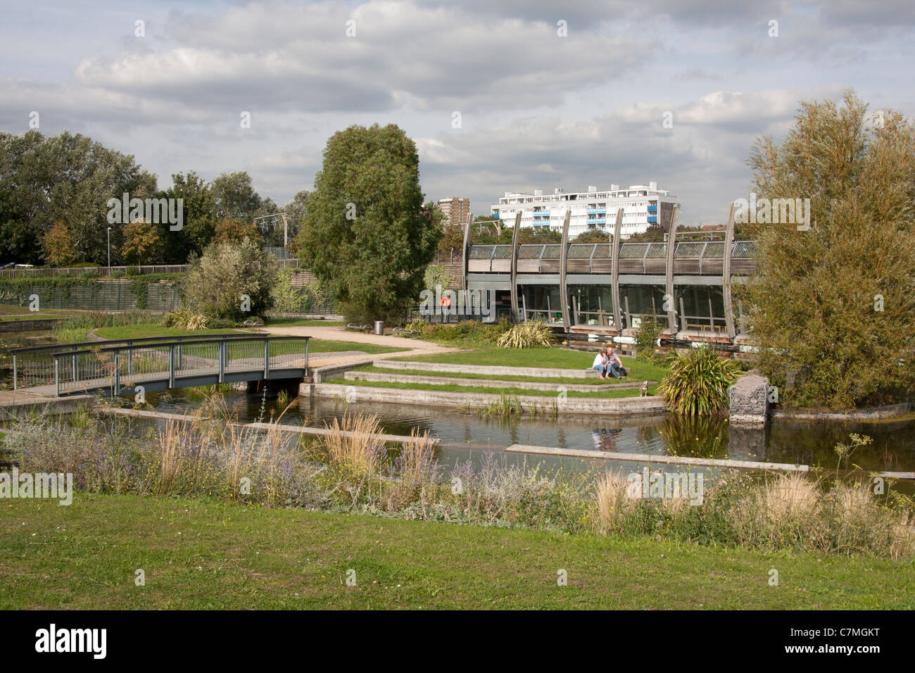 Mile End Ökologie Park, London, England Stockfoto