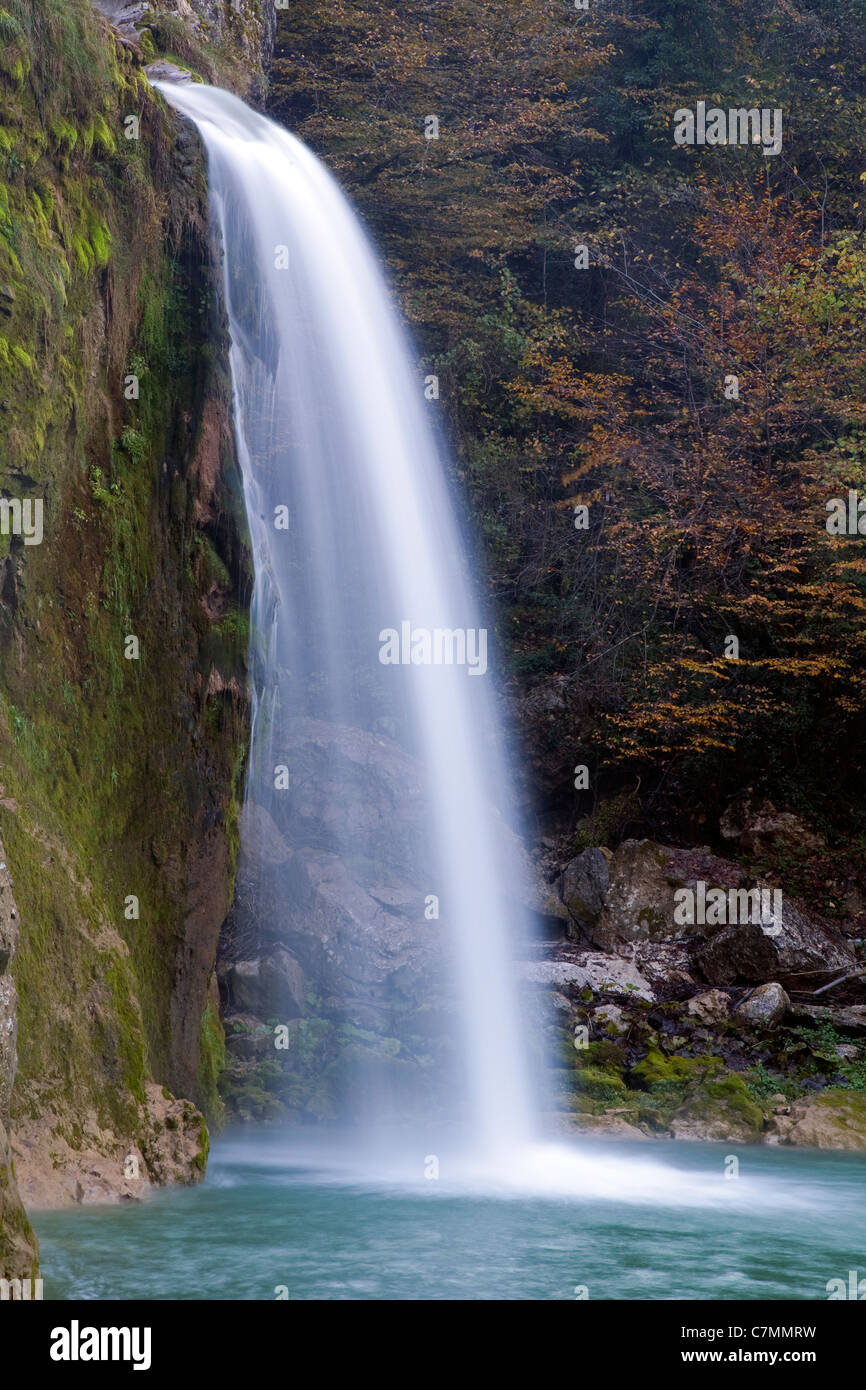 Unakzeptabler Wasserfall selben Küre Bergen Kastamonu Türkei Stockfoto