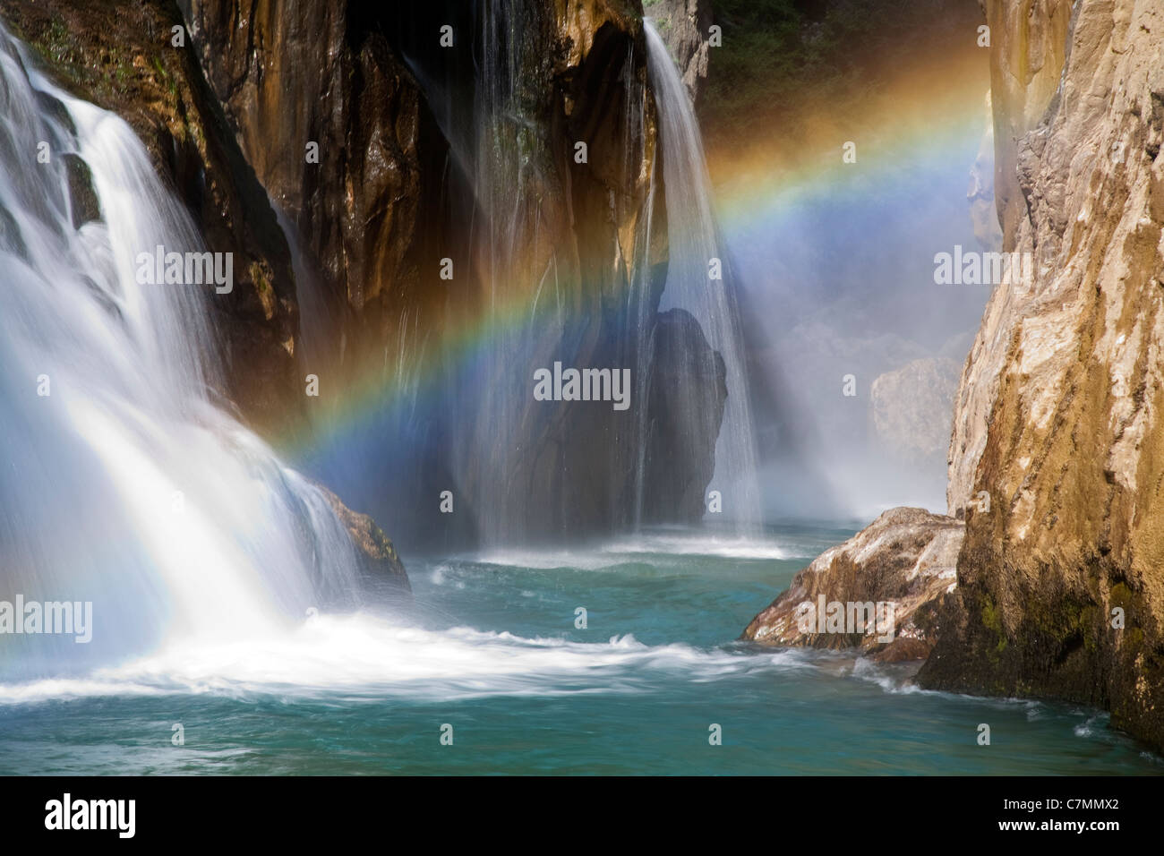 Gündoğmuş Wasserfall Antalya Türkei Stockfoto