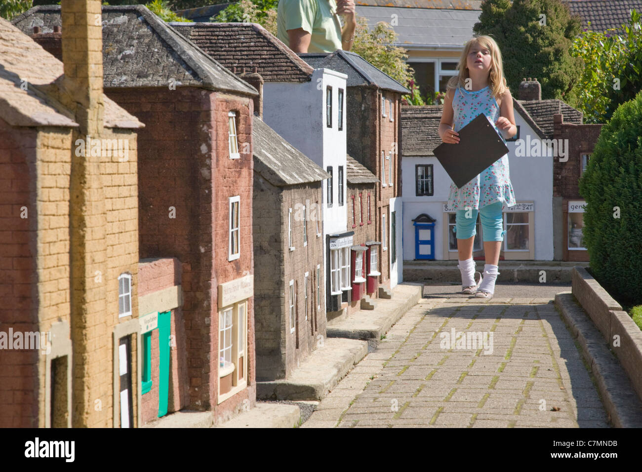 Modelldorf, Wimborne Minster, Dorset Stockfoto