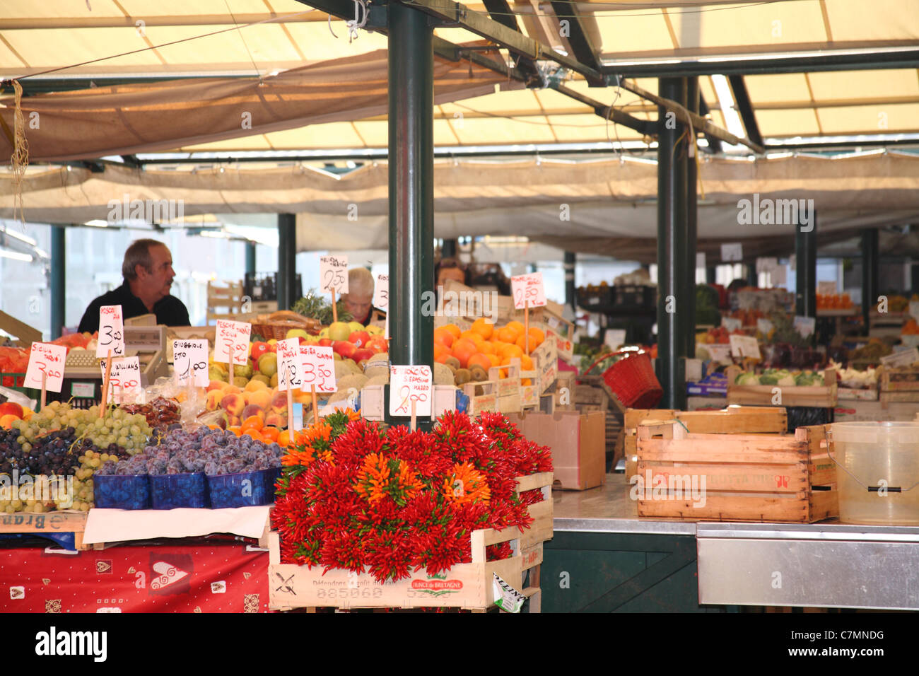 Markt, Venedig Stockfoto