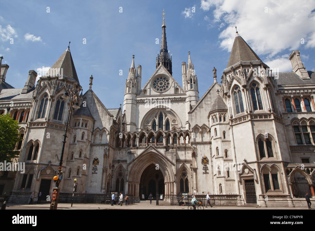Das königliche Gericht von Gerechtigkeit, London, Englan Stockfoto