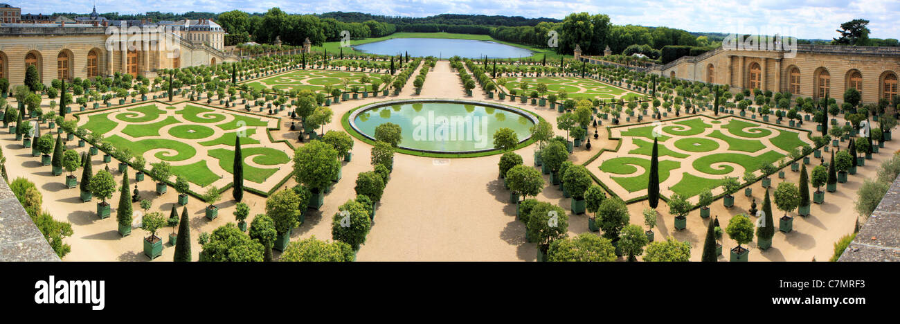 Gärten von Versailles, l ' Orangerie, Chateau de Versailles, Frankreich Stockfoto