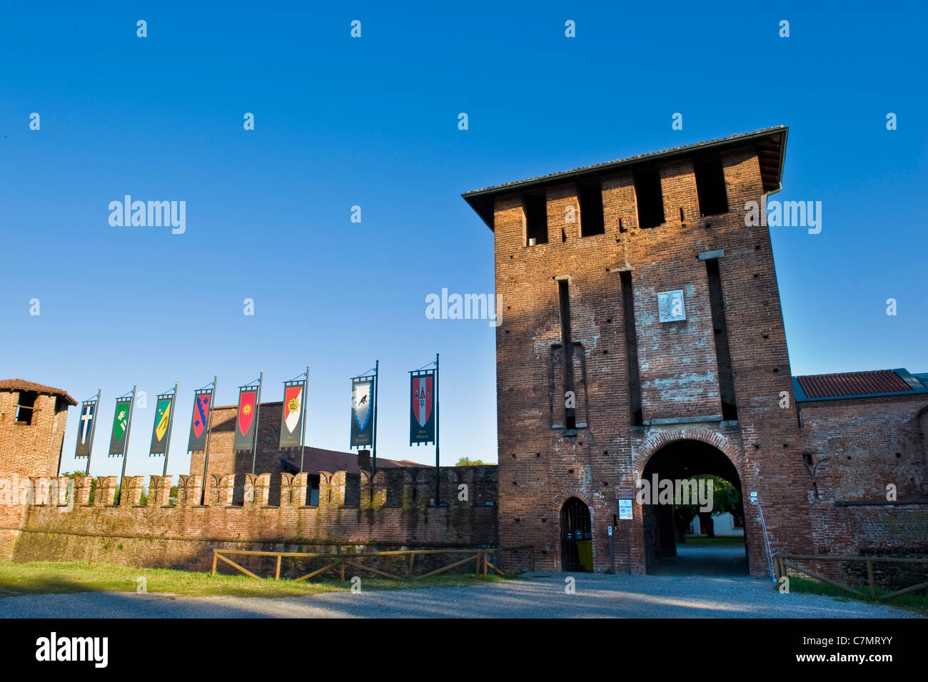 Visconti-Schloss, Legnano, Lombardei, Italien Stockfoto