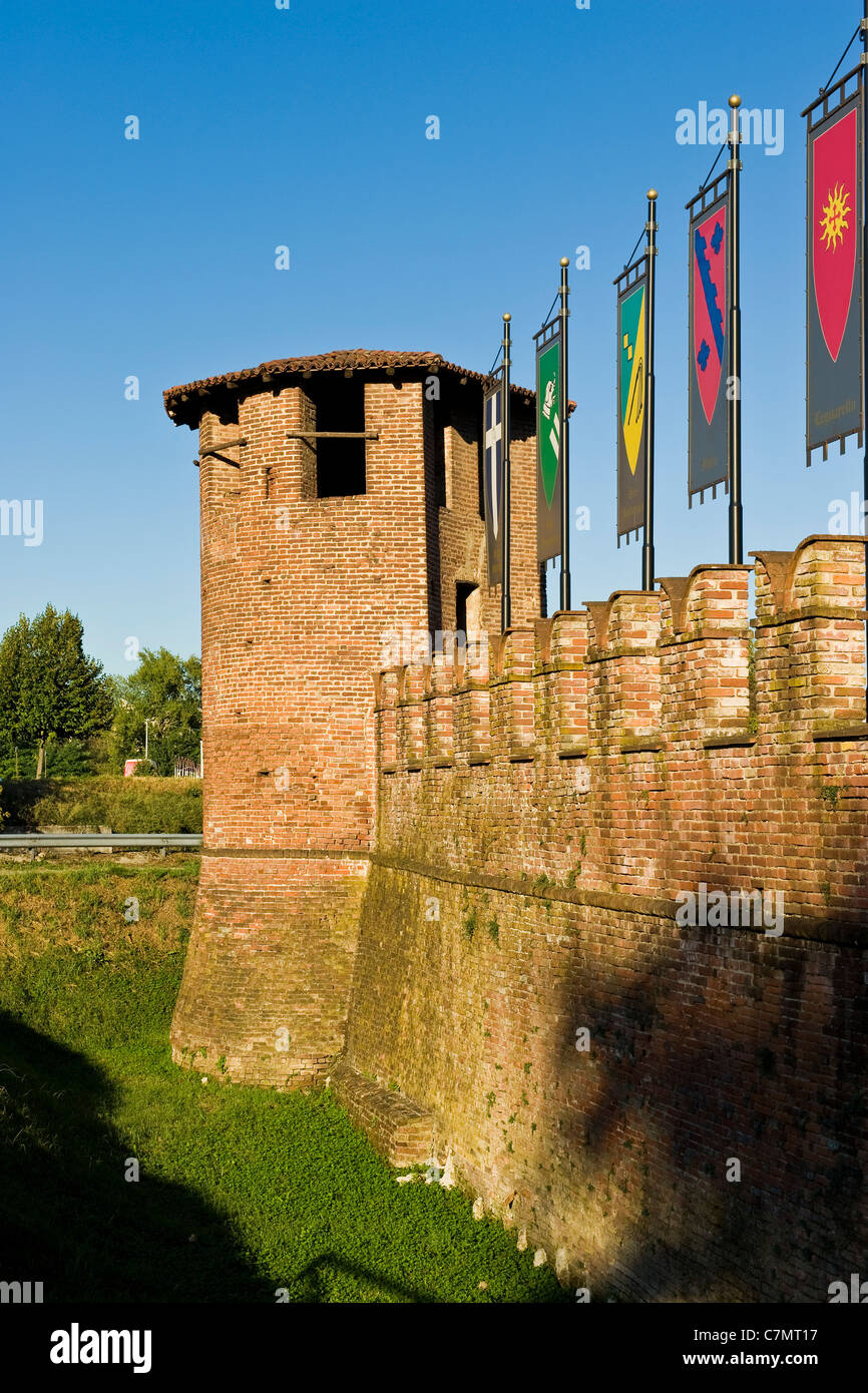 Visconti-Schloss, Legnano, Lombardei, Italien Stockfoto