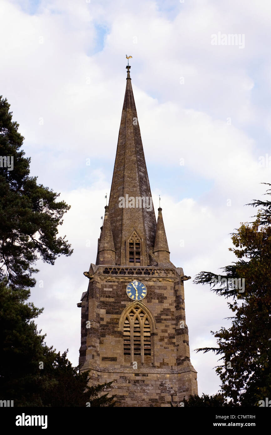 St. Marien Kirche, Adderbury, Oxfordshire. Stockfoto