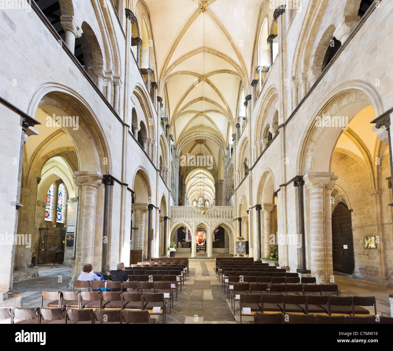 Kathedrale innen, Chichester, West Sussex, England, UK Stockfoto