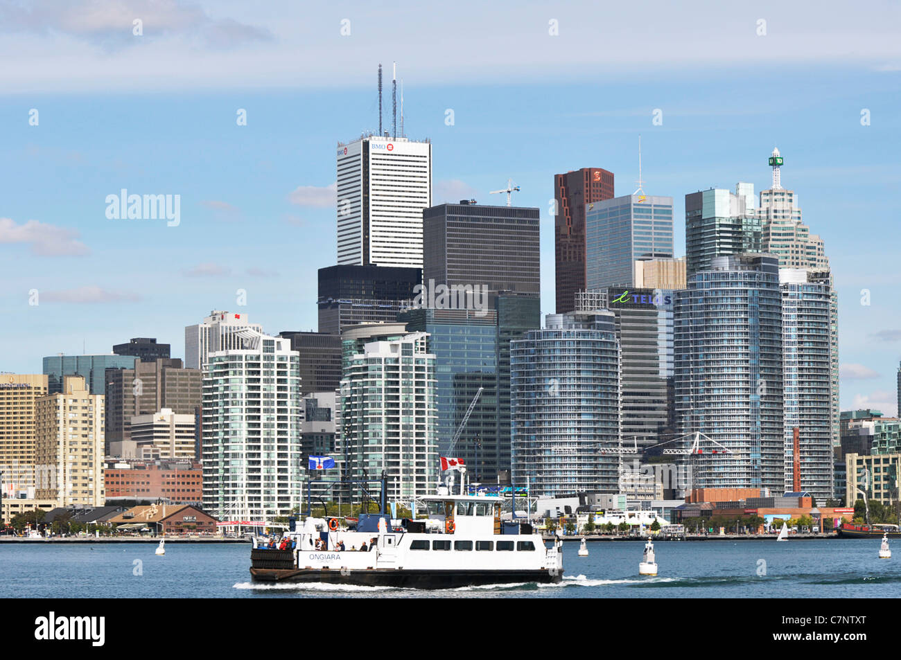 Toronto finanziellen Gebäude, Harbourfront, Queens Quay Stockfoto
