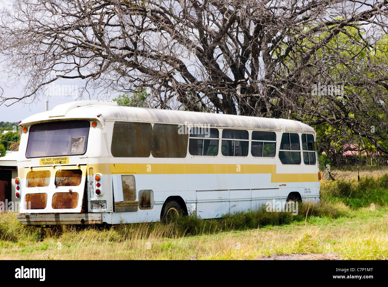 Alten Bus in Charters Towers, Queensland, Australien Stockfoto