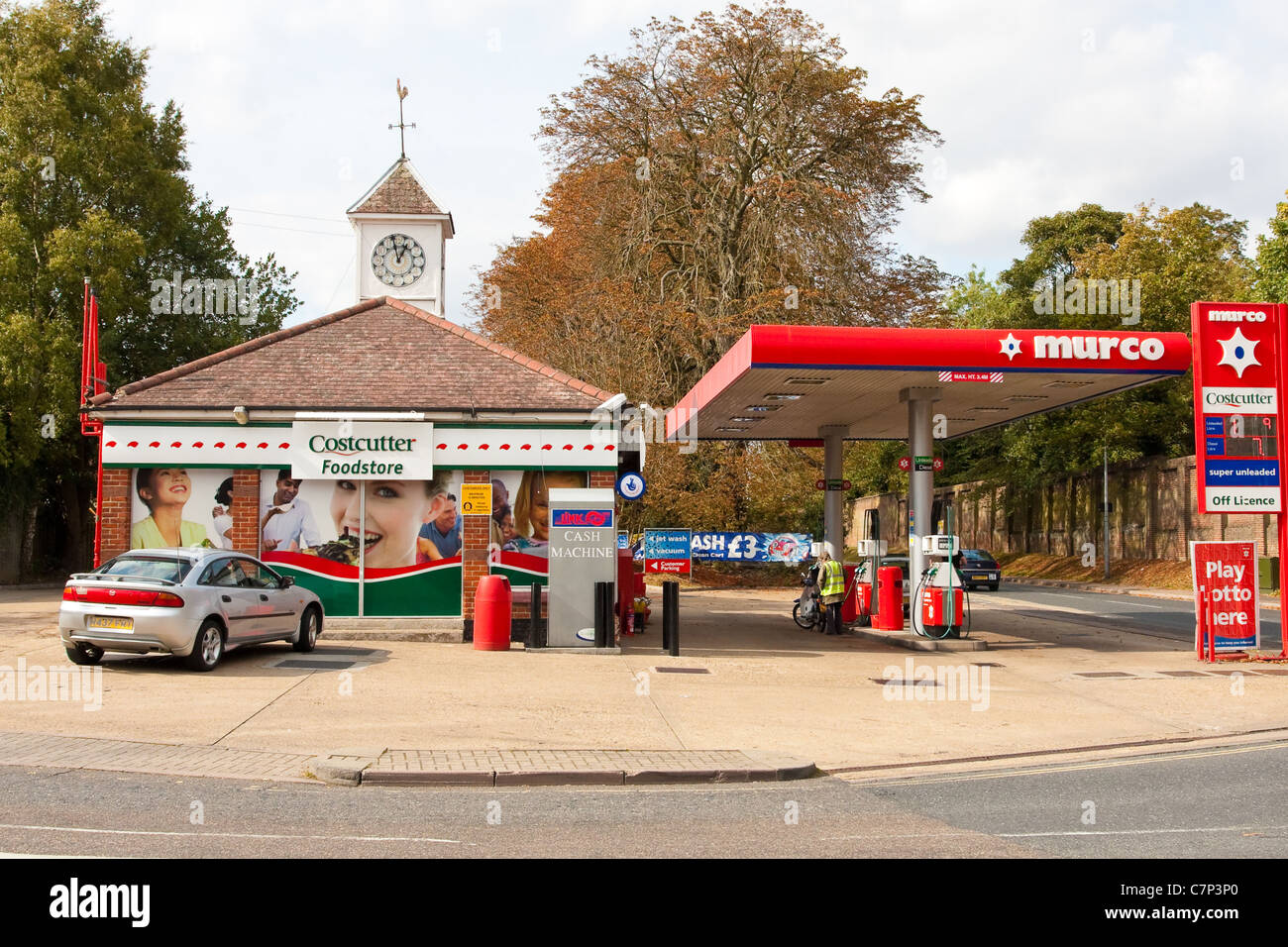 Murco Tankstelle in Bury St Edmunds UK Stockfoto
